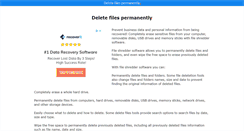 Desktop Screenshot of deletefilespermanently.com