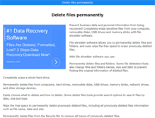 Tablet Screenshot of deletefilespermanently.com